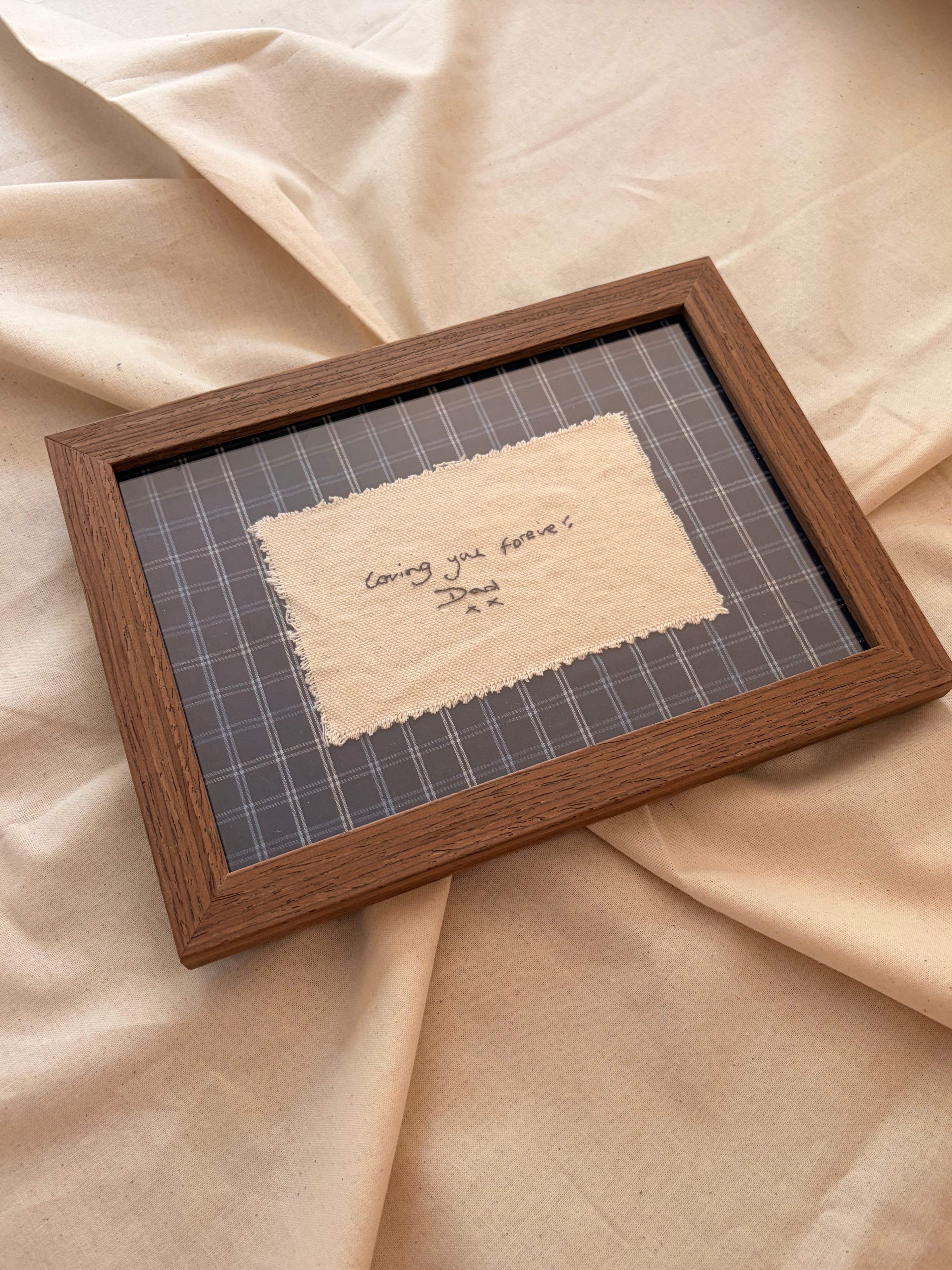 Custom Handwritten Embroidery