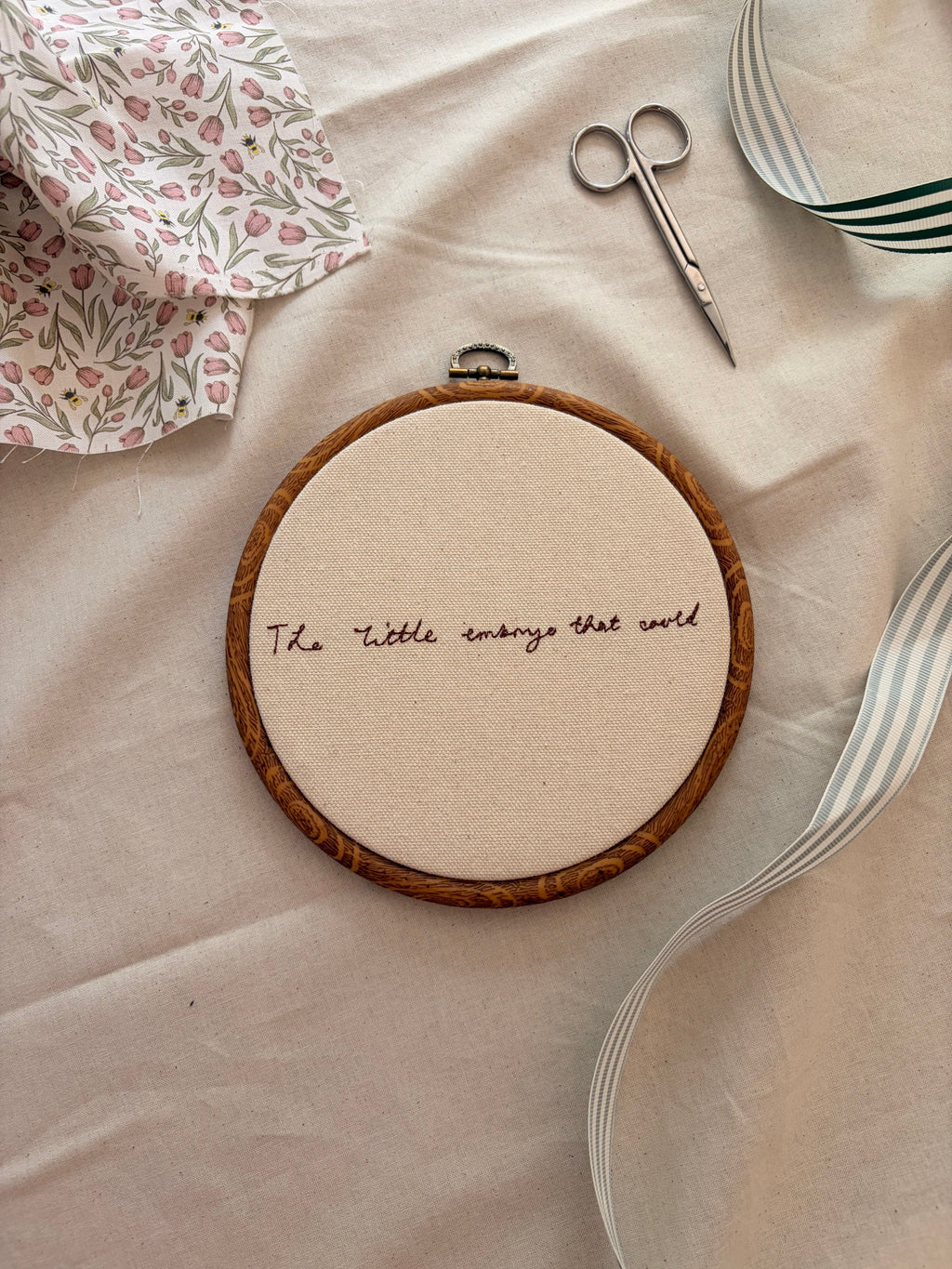 Custom Handwritten Embroidery
