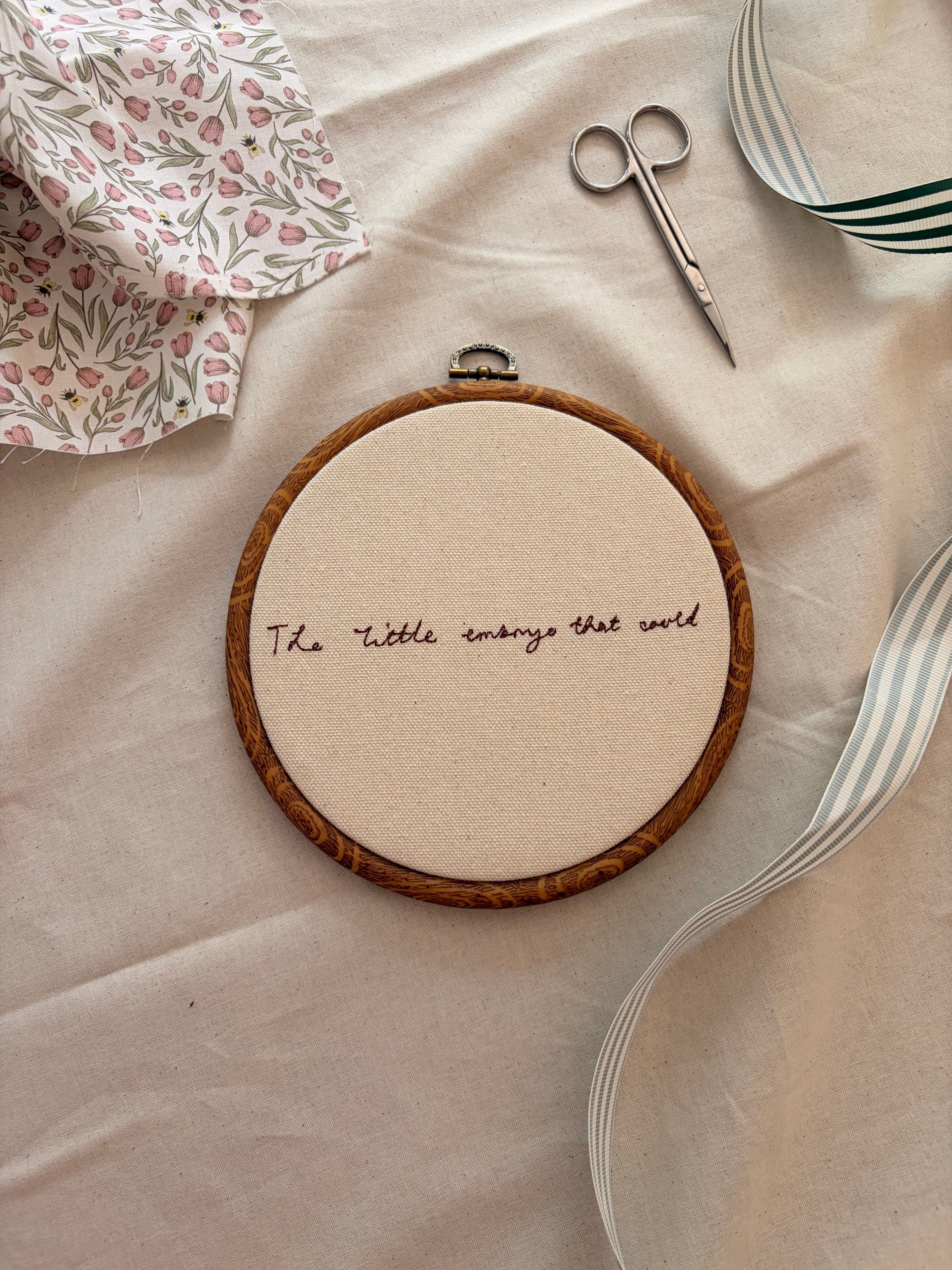 Custom Handwritten Embroidery