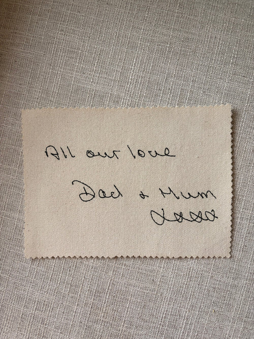 Custom Handwritten Embroidery