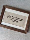 Custom Handwritten Embroidery